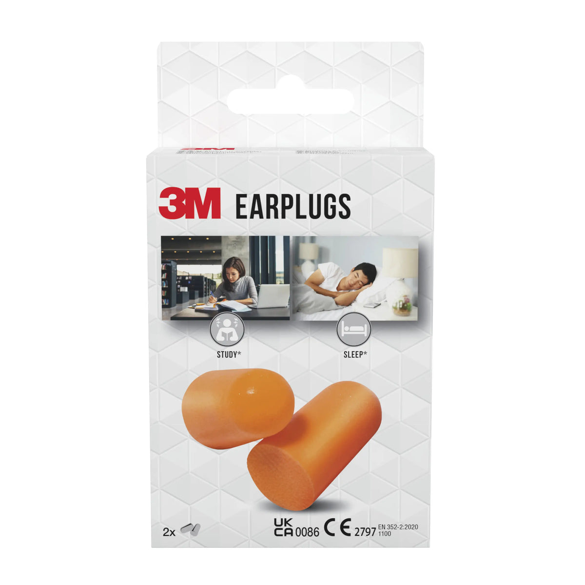 3M™ Αφρώδη ωτοασπίδες 1100, SNR 35 dB, 2 ζεύγη