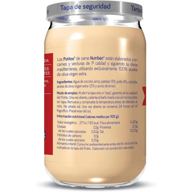 Nutriben Ποτίτο Κοτόπουλο με Πατατάκια 6x235 γρ.