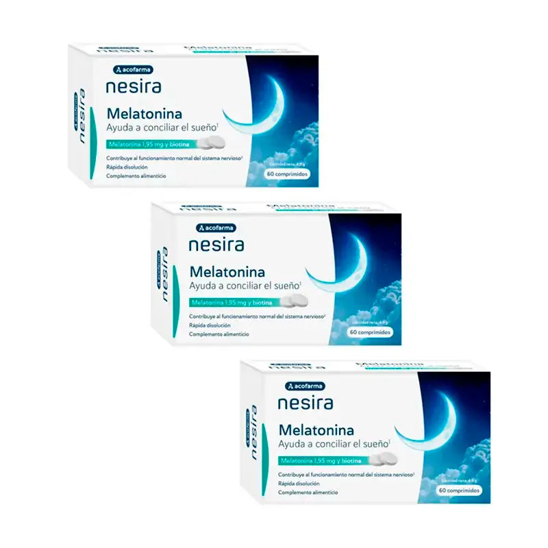 Acofar Acofarvital Melatonin 1.95 mg Pack 3 x 60 tablets