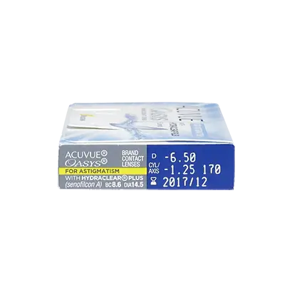 Acuvue Oasys Bi-weekly Toric Lenses , 6 units