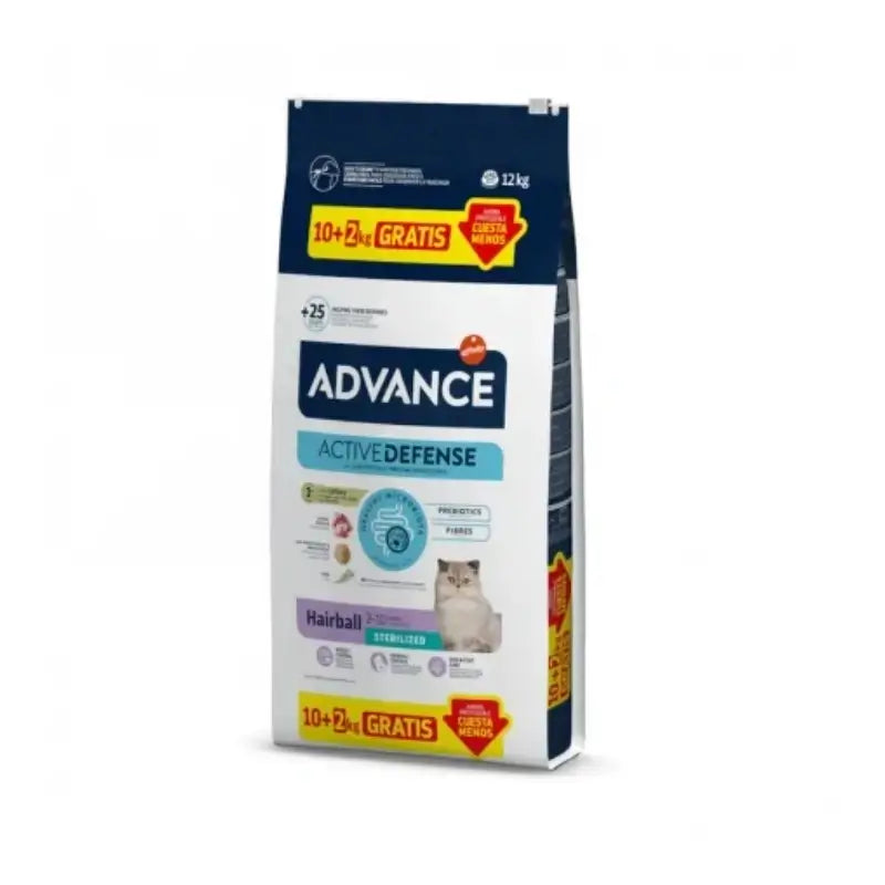 Advance Adult τροφή για μη στειρωμένες γάτες με κοτόπουλο, 10+2 kg