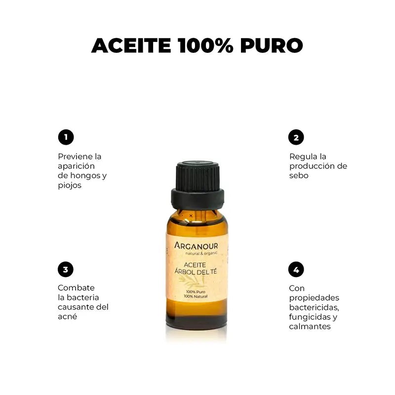 Arganour Αιθέριο Έλαιο Τεϊόδεντρου, 20 ml