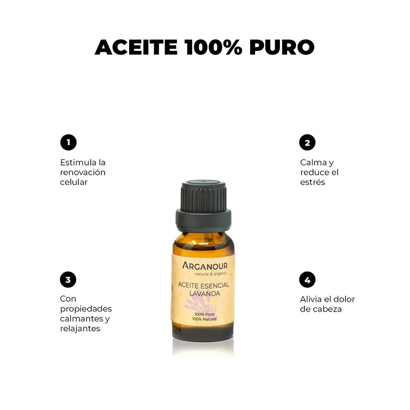Arganour Αιθέριο Έλαιο Λεβάντας, 15 ml