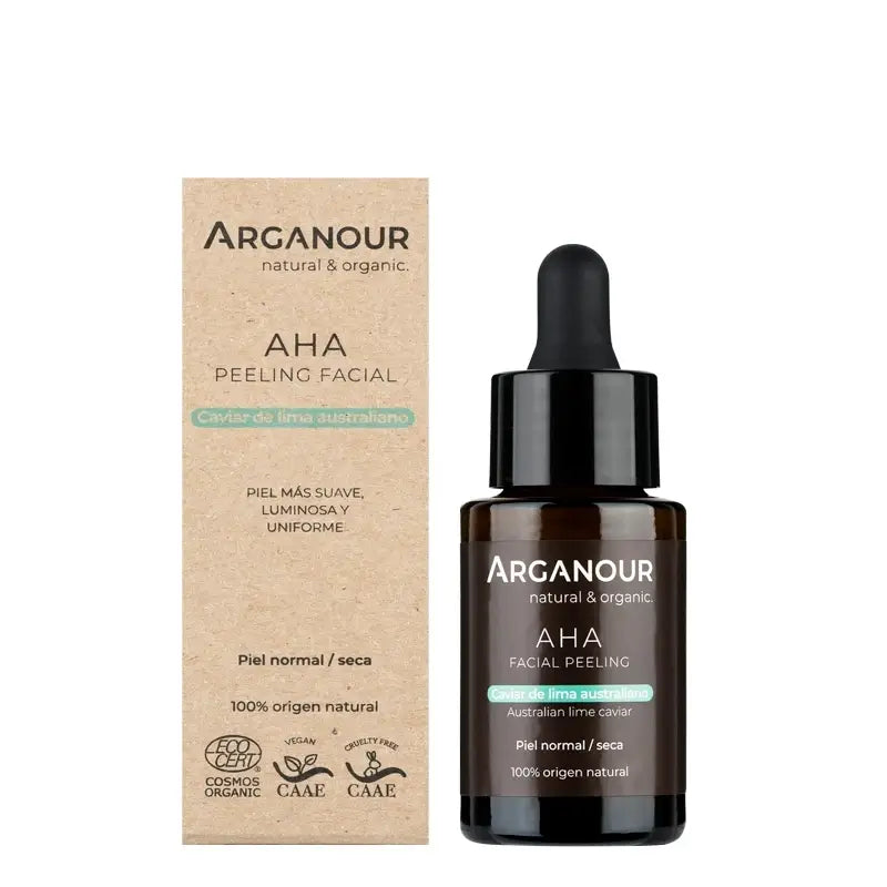 Arganour Facial AHA - Απολέπιση προσώπου με αυστραλιανό καβιάρ λίμα, 30 ml