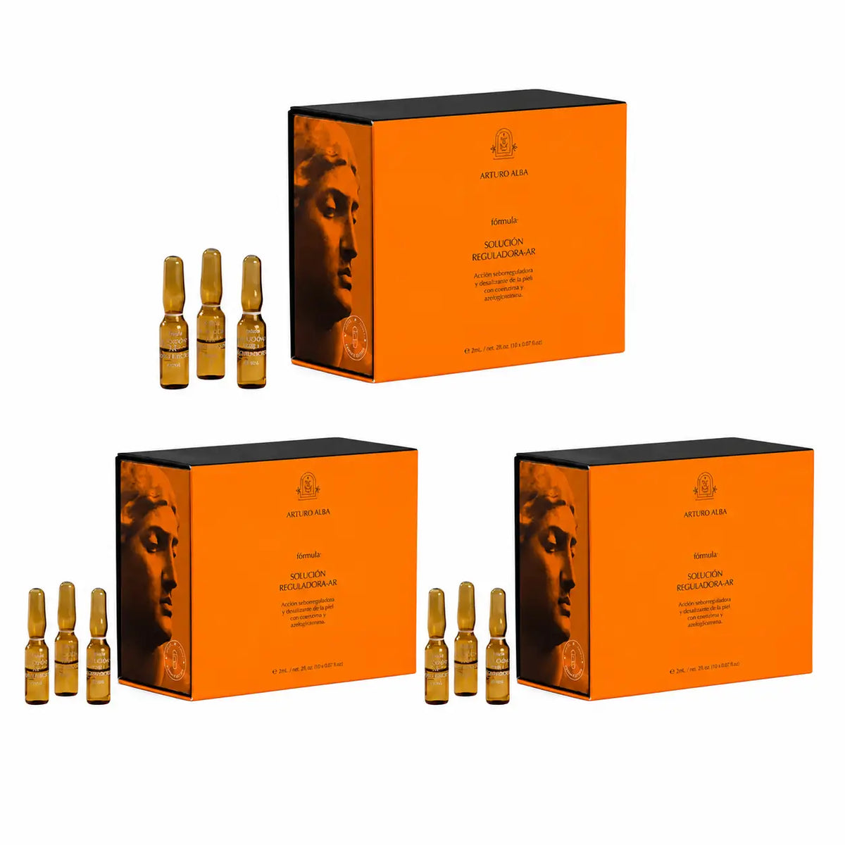 Arturo Alba Formula Ρυθμιστικό Διάλυμα - Ar 20 αμπούλες × 1 ml, συσκευασία 3 τεμαχίων