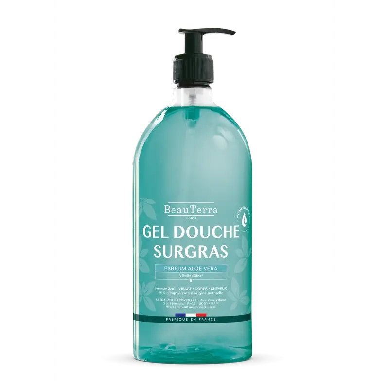Beauterra Aloe Vera Shower Gel, 1L