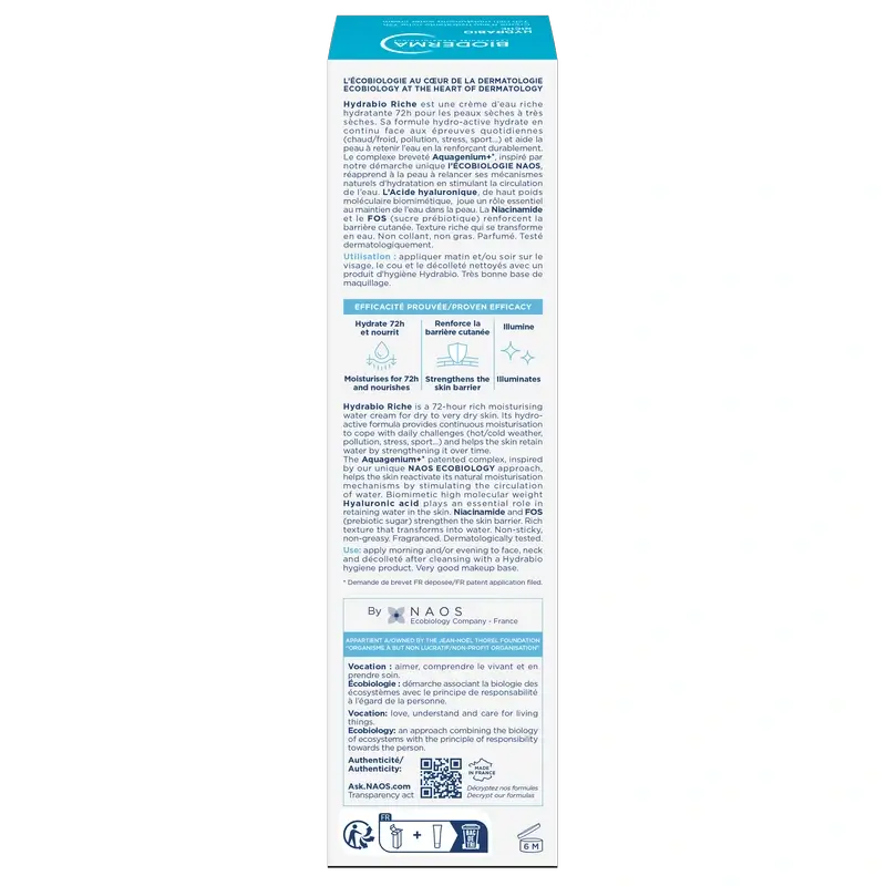 Bioderma Hydrabio Πλούσια Κρέμα, 40 ml