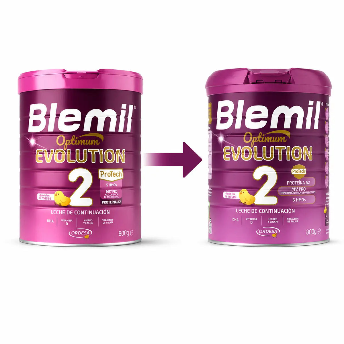 Blemil Optimum Evolution 2 Γάλα Συνέχισης, 4X800 γρ.