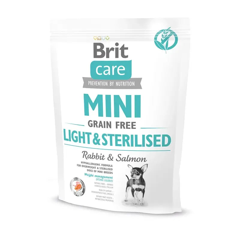 Brit Care Dog Mini Grain Free Light Sterilized 400 γραμμάρια