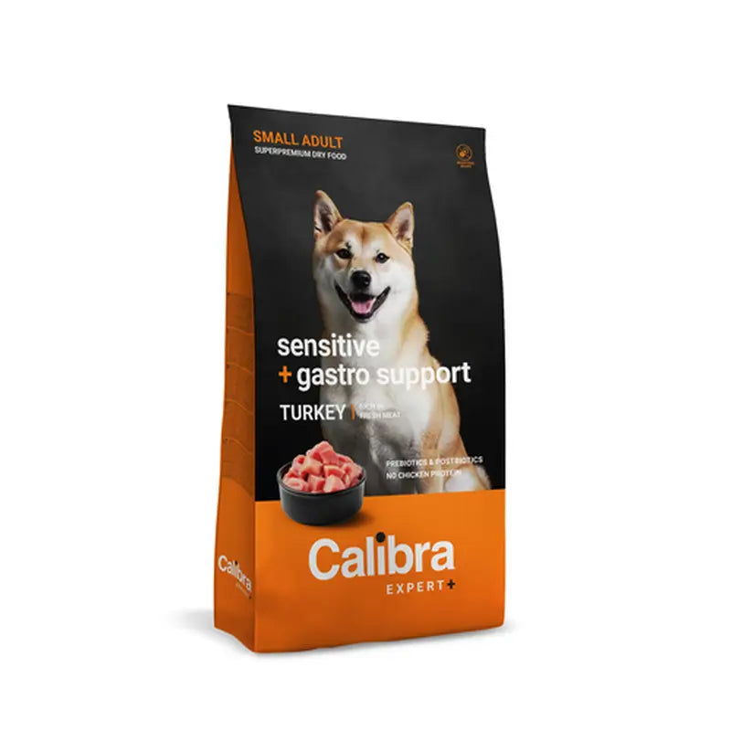 Calibra Dog Expert+ για ενήλικα σκυλιά μικρού μεγέθους – Υποστήριξη αισθητηρίων και γαστρεντερικού συστήματος. Τροφή 400 g