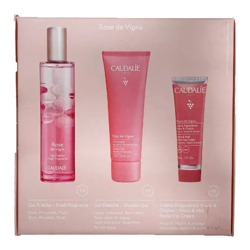 Caudalie Σετ Rose De Vigne Αναζωογονητικό Νερό
