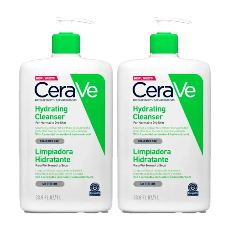 CeraVe Duplo Moisturising Cleansing Gel, 2X1L