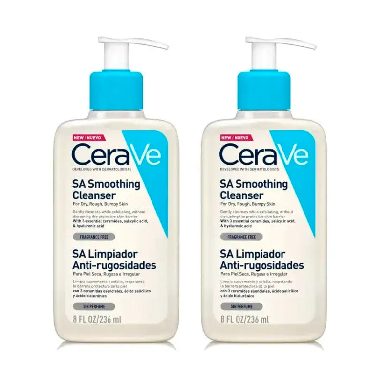 CeraVe Anti-Roughness Cleaner, Pack 2 x 236 ml