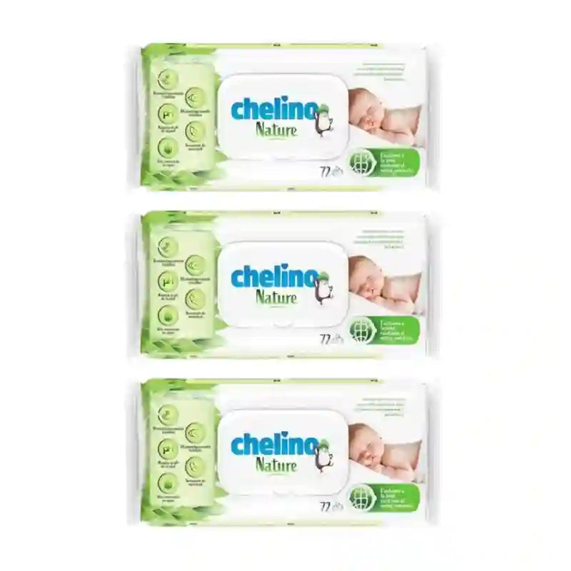Chelino Nature Infant Wipes , 3X72 Units