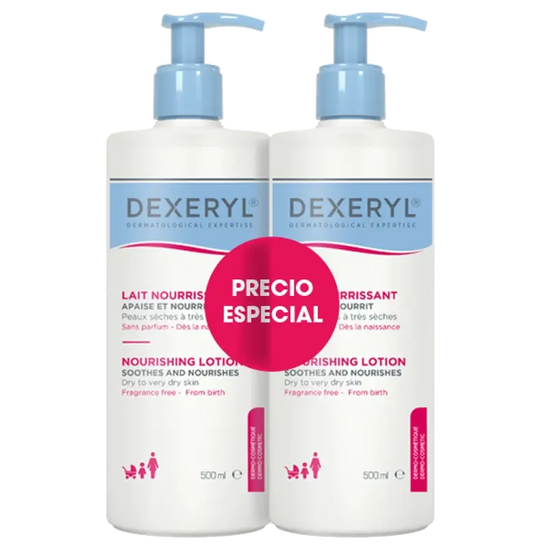 Dexeryl Κιτ Επανόρθωσης Duo – Θρεπτική Λοσιόν 500 ml