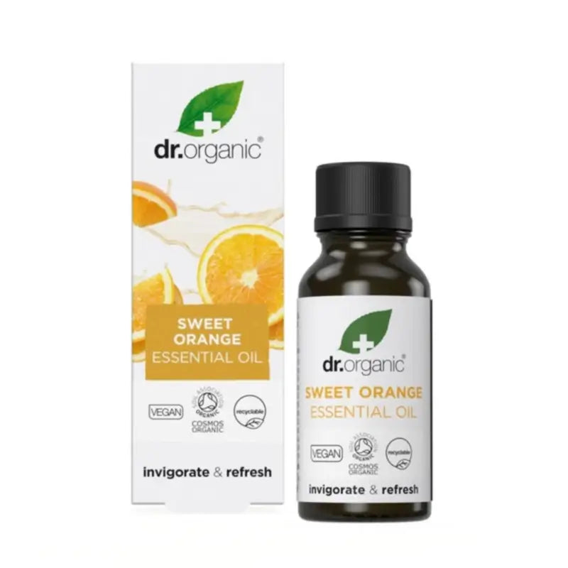 Dr.Organic Βιολογικό και 100% καθαρό αιθέριο έλαιο γλυκού πορτοκαλιού, 10 ml