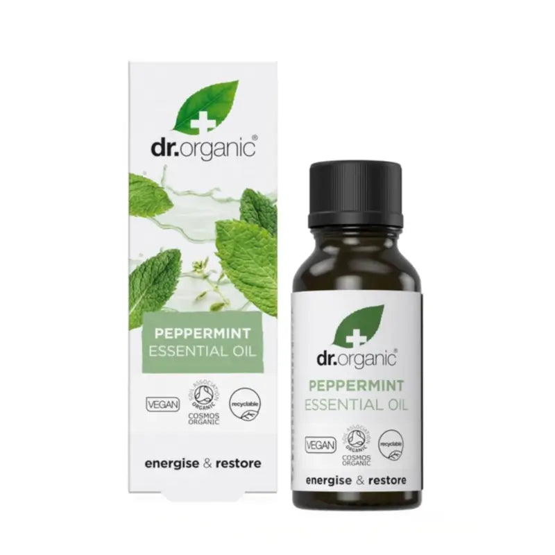 Dr.Organic 100% καθαρό έλαιο μέντας, 10 ml
