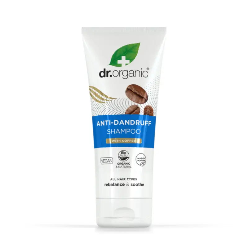 Dr.Organic Σαμπουάν κατά της πιτυρίδας με καφέ, 200 ml