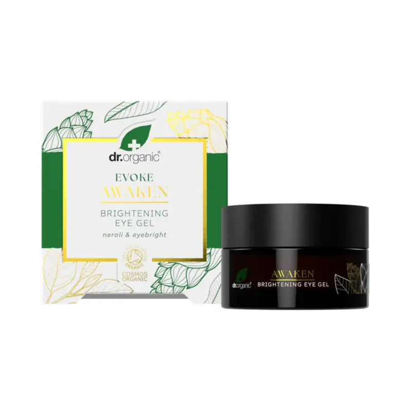 Dr.Organic Gel για το περίγραμμα των ματιών με λαμπερό αποτέλεσμα Evoke Awaken, 10 ml