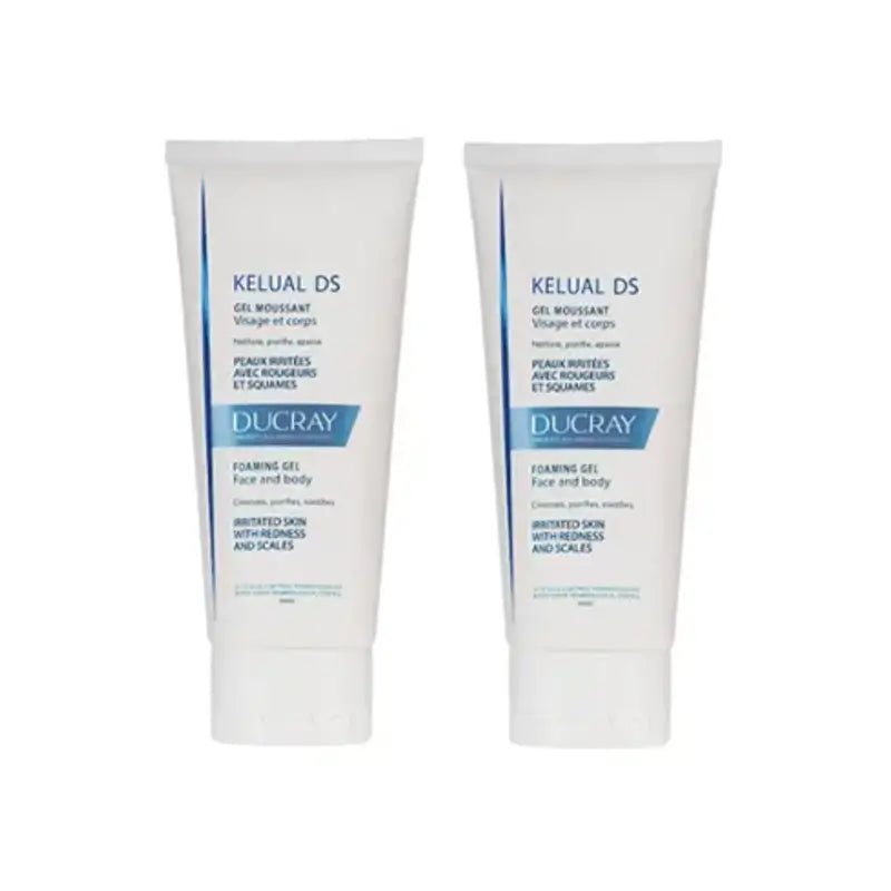 Ducray Kelual Ds Καθαριστικό Τζελ, 2×200 ml