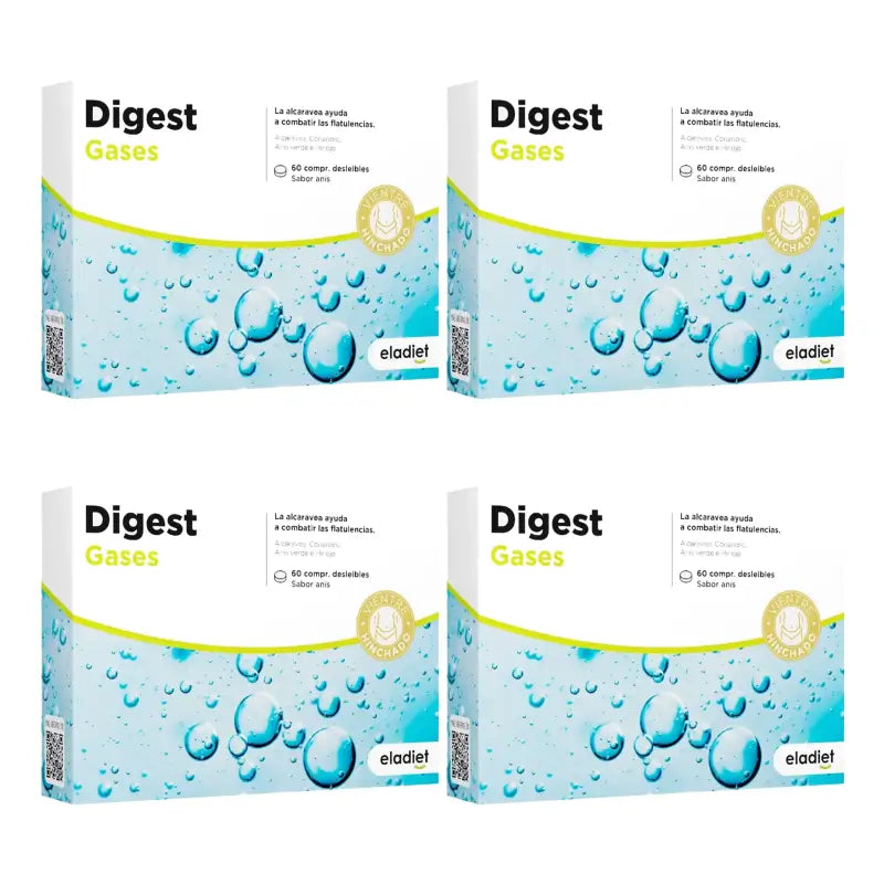 Eladiet Digest Gases (Aero), 4 x 60 δισκία