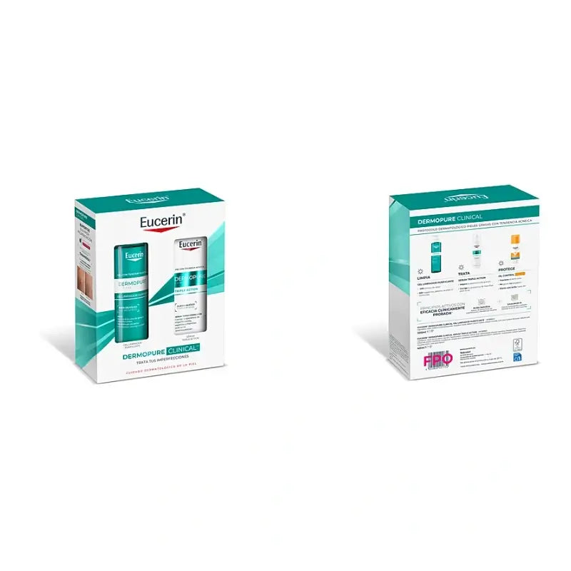 Eucerin Pack DermoPure Clinical Serum + Gel καθαρισμού