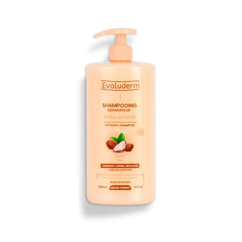 Evoluderm Αφρόλουτρο με βούτυρο καριτέ, 1000 ml