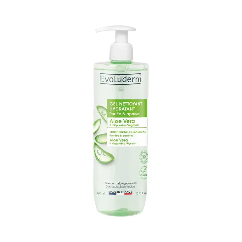 Evoluderm Καθαριστικό Τζελ με Αλόη Βέρα, 500 ml