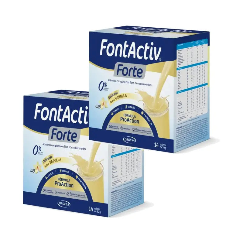 FontActiv Forte Βανίλια, 28 φακελάκια των 30 g