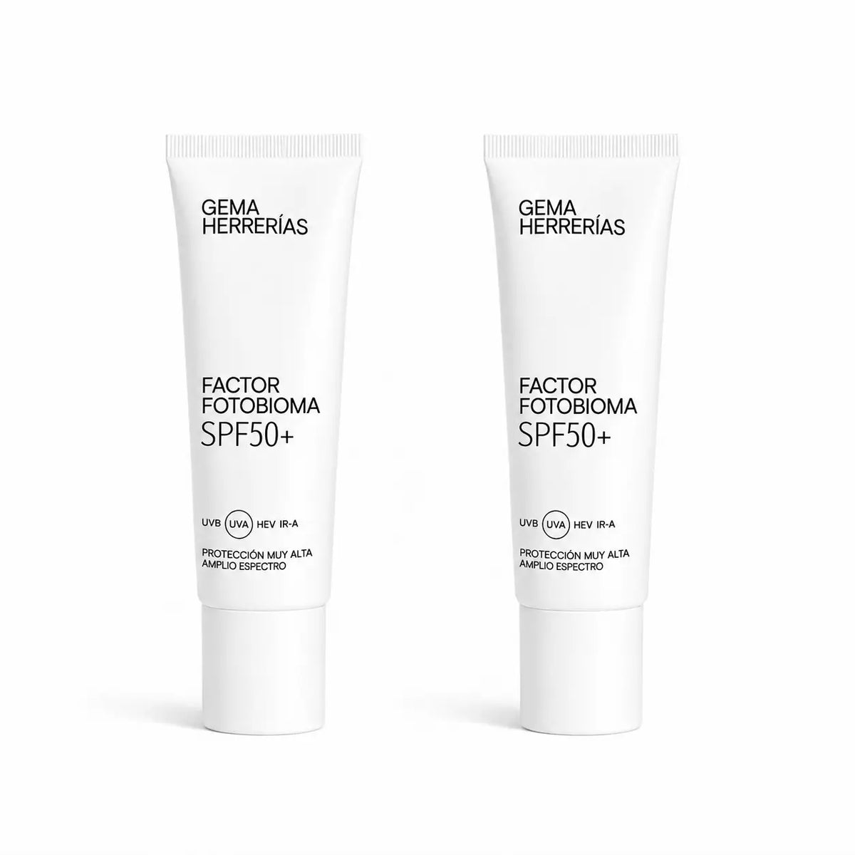 Gema Herrerías SPF 50+, Πολύ υψηλή προστασία, Συσκευασία 2 x 50 ml