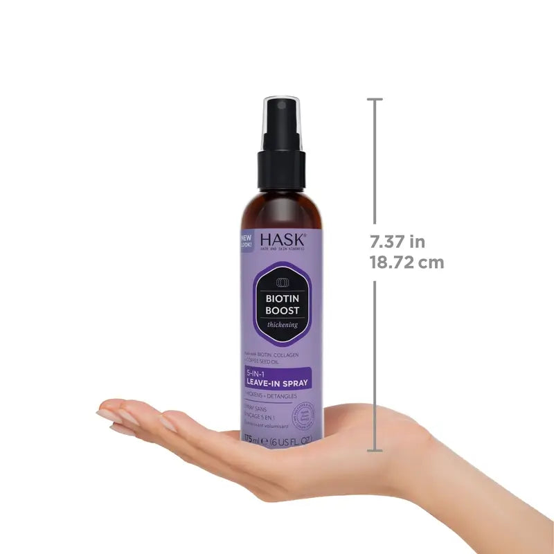 Hask Σπρέι Μαλλιών 5 σε 1 Biotin Boost, 175 ml