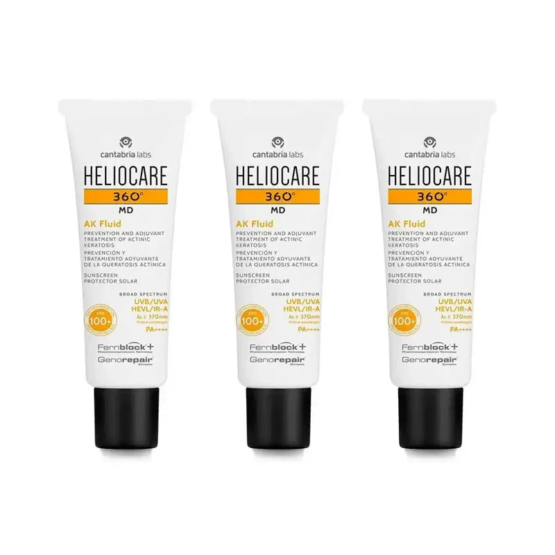 Heliocare 360º Md Ak Fluid, 3×50 ml