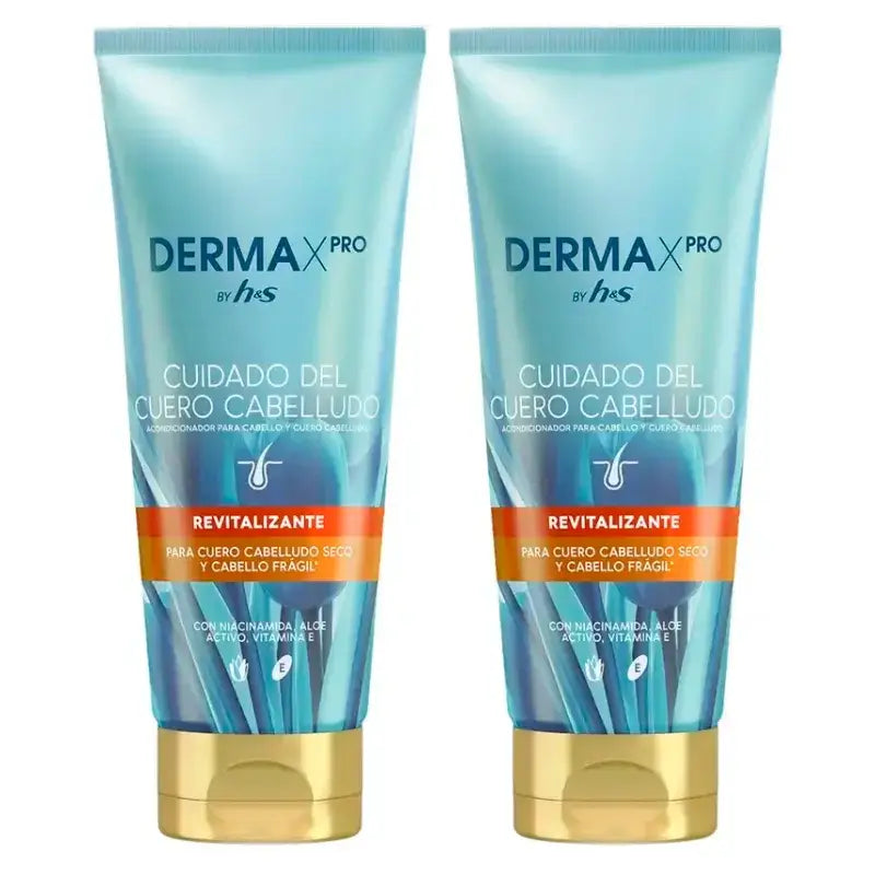 H&S Μαλακτικό Dermaprox Revitalize, Συσκευασία 2 x 220 ml