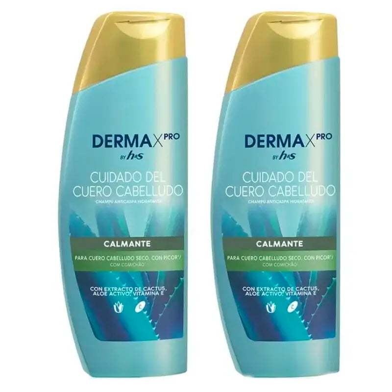 H&S Σαμπουάν Dermaprox Καταπραϋντικό, Συσκευασία 2 x 300 ml