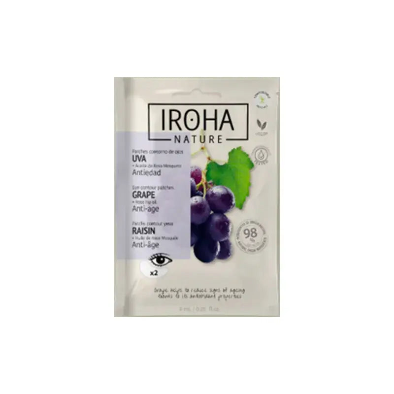Iroha Nature Natural Extracts Αντιγηραντικά επιθέματα ματιών, 1 ζεύγος