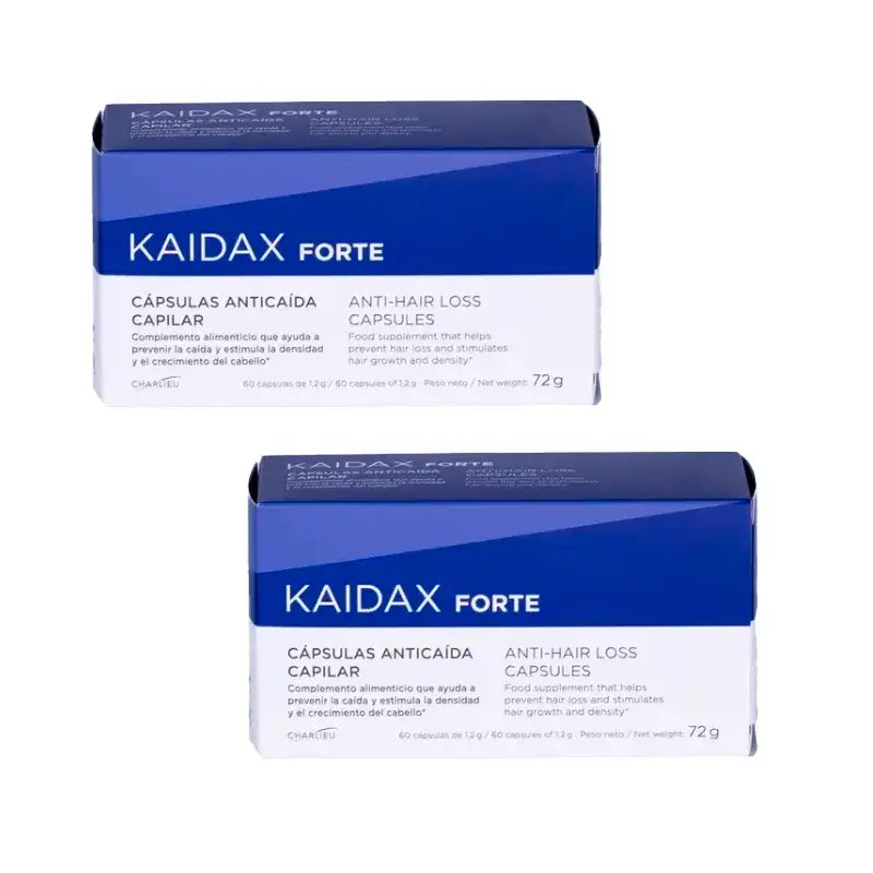 Kaidax Forte κατά της τριχόπτωσης, συσκευασία 2 x 60 κάψουλες
