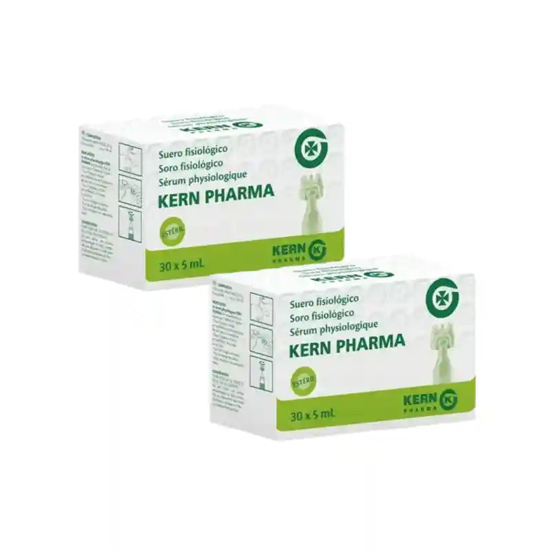 Kern Pharma Φυσιολογικός ορός, μονοδόσεις των 5 ml, 30 τεμάχια, συσκευασία των 2