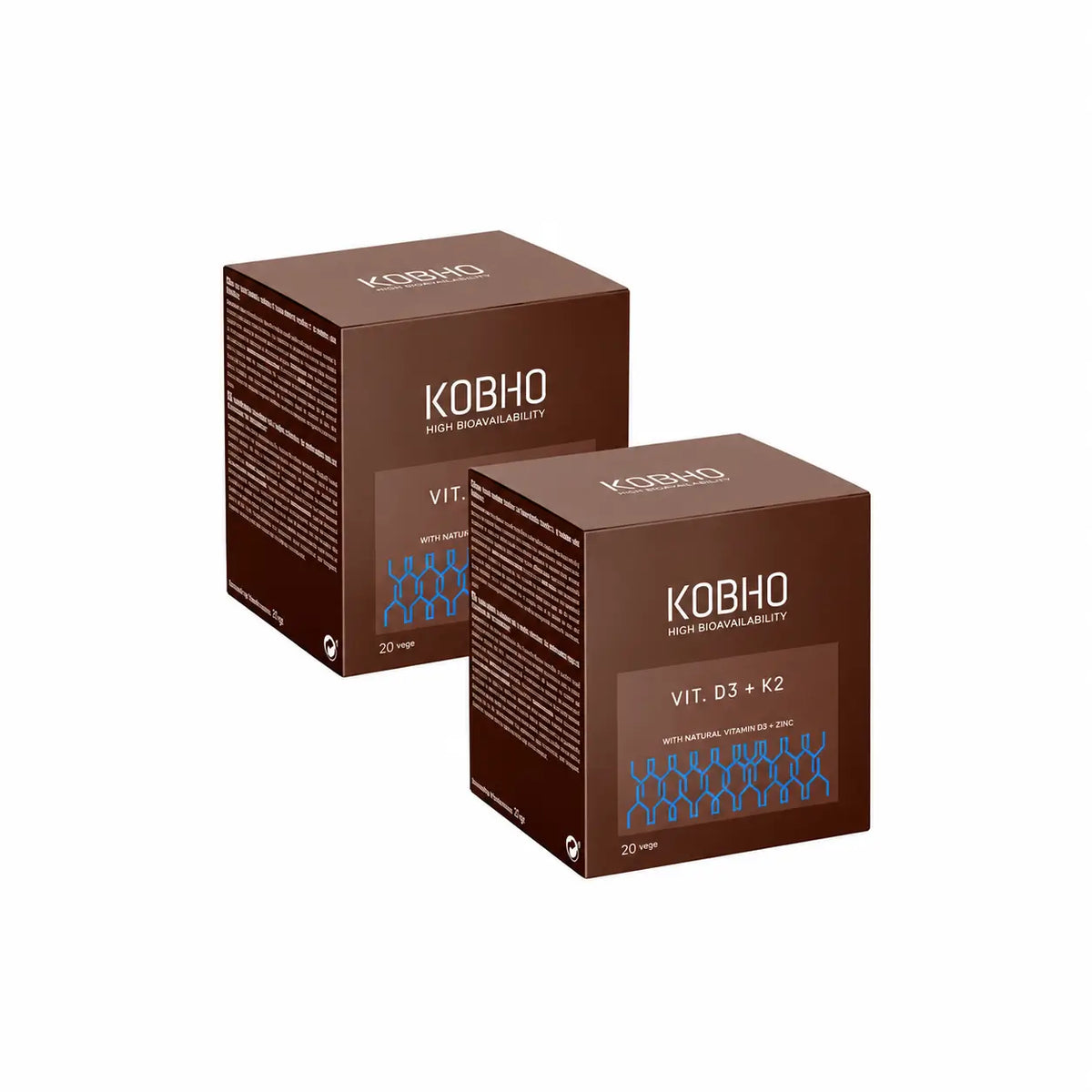 Kobho Duplo D3 + K2, 40 φιαλίδια