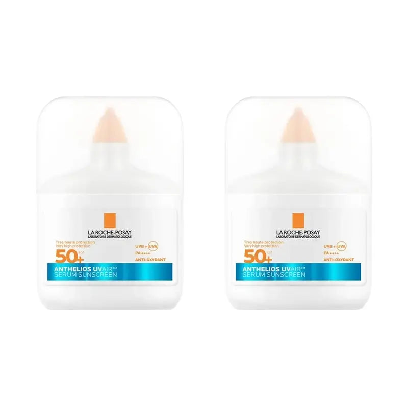 La Roche Posay Anthelios Uvair Serum Solar SPF50+, 2×50 ml