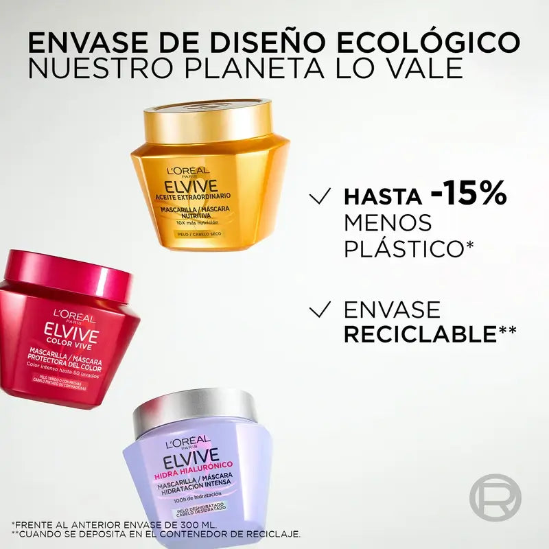 L'Oréal Paris Elvive Hyaluron Μάσκα Moisture Lock, 310 ml