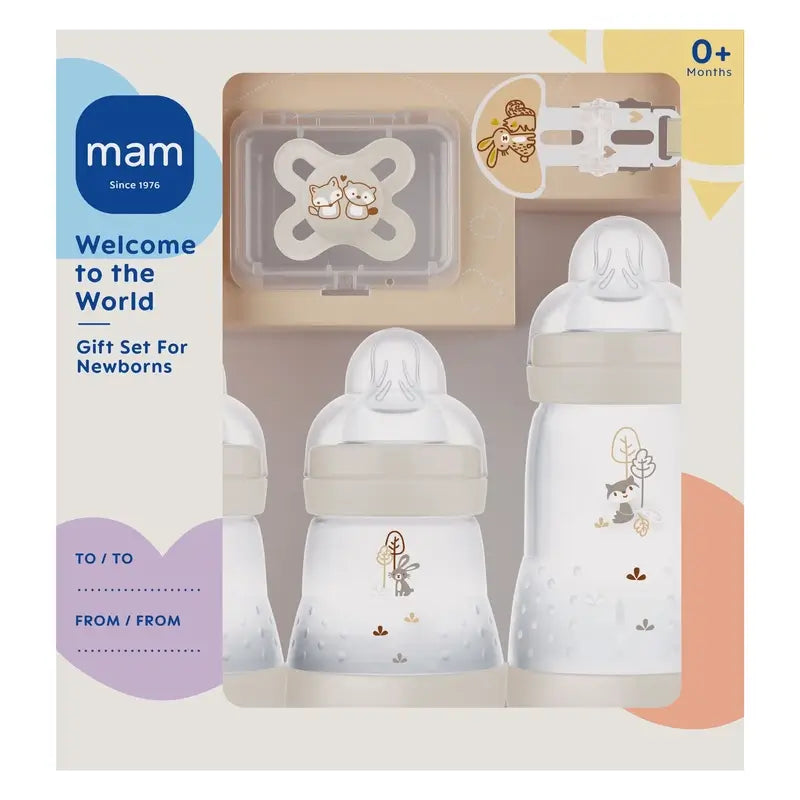 Mam Baby «Καλώς ήρθες στον κόσμο» Σετ για νεογέννητο, ουδέτερο χρώμα