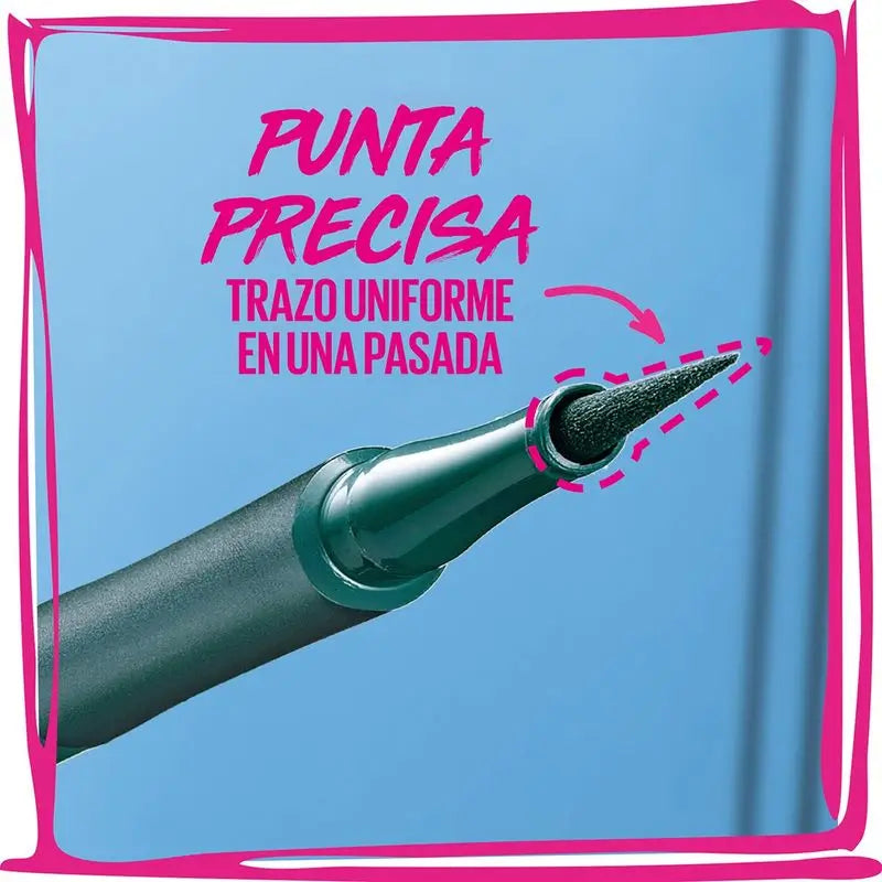 Maybelline New York Hyper Precise Eyeliner – Ακριβές, μακράς διάρκειας, αδιάβροχο, πράσινο