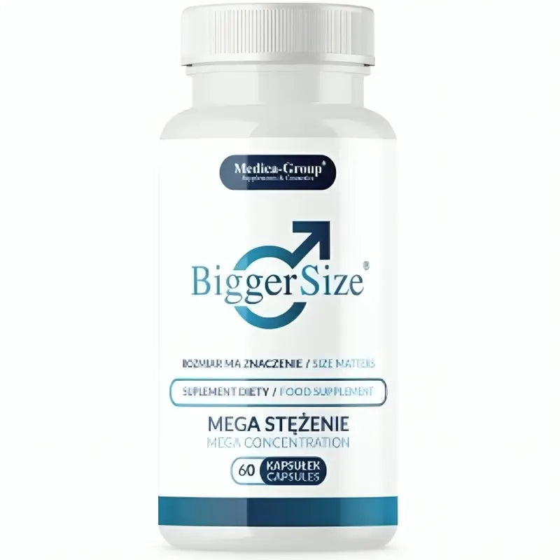 Medica Group Biggersize Φυσικό συμπλήρωμα διατροφής για την ενίσχυση της ανδρικής ζωτικότητας και ενέργειας, 60 κάψουλες