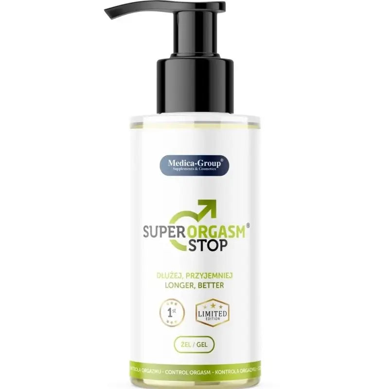 Medica Group Super Orgasm Stop – Τζελ για την προσωπική υγιεινή των ανδρών, 150 ml