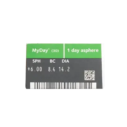 Myday Φακοί επαφής μίας χρήσης, σφαιρικοί, 30 τεμάχια