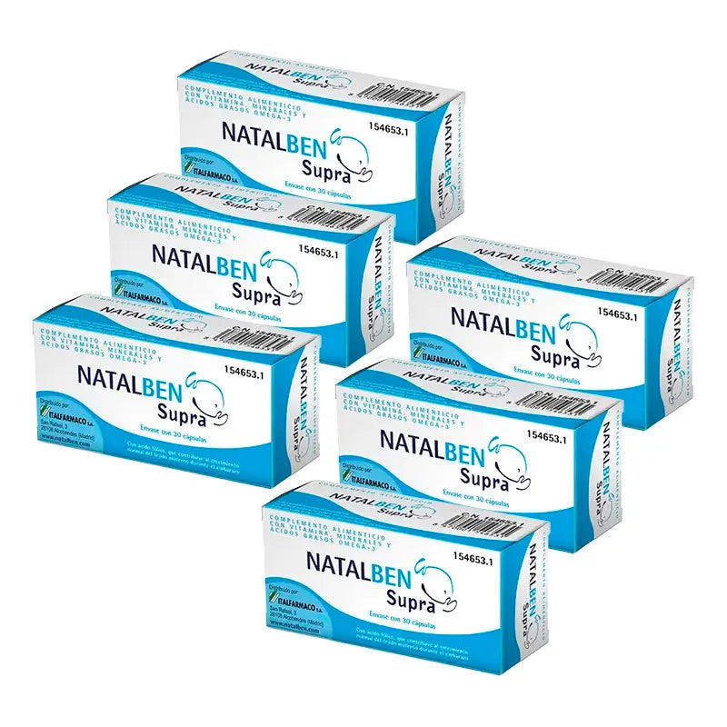Natalben Supra Nutraceutico, 6 x 30 κάψουλες