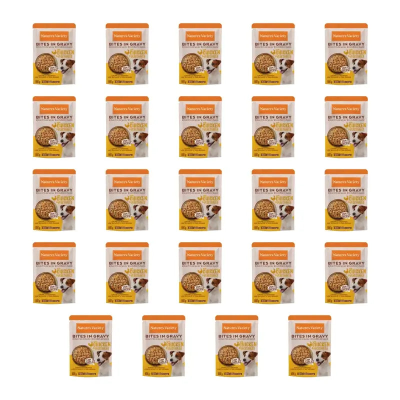Nature's Variety Mini Κοτόπουλο και Λαχανικά, 100 γρ., συσκευασία 24 τεμαχίων