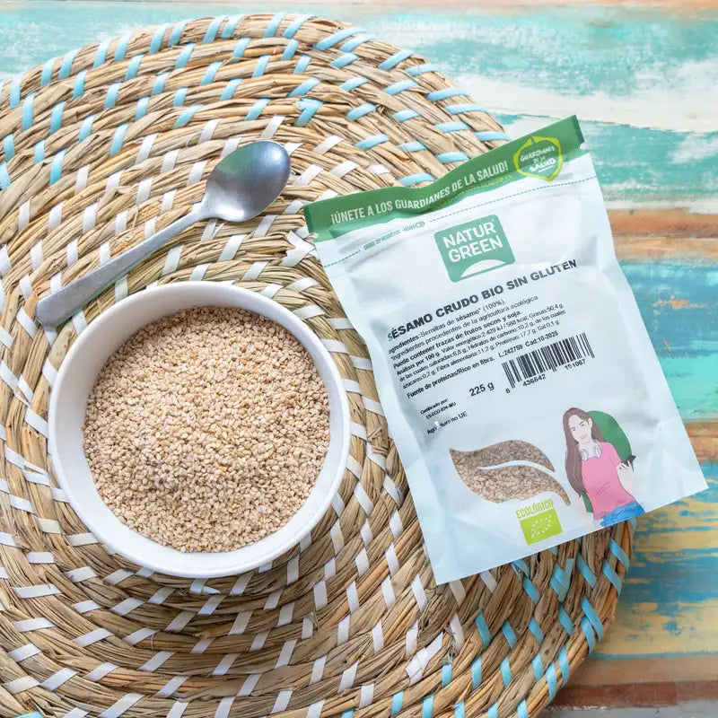 Naturgreen Ακατέργαστο Βιολογικό Σουσάμι, 225 g