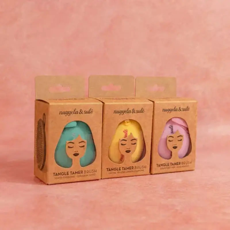 Nuggela & Sulé Βούρτσα Tangle Tamer Brush Ροζ Stella