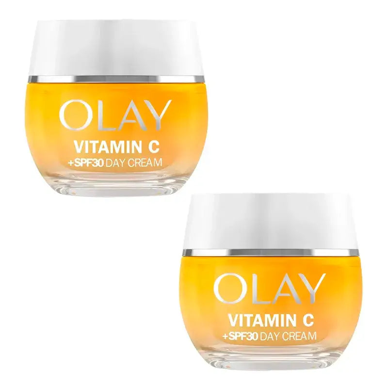 Olay Vitamin C Κρέμα Ημέρας SPF30, συσκευασία 2 x 50 ml